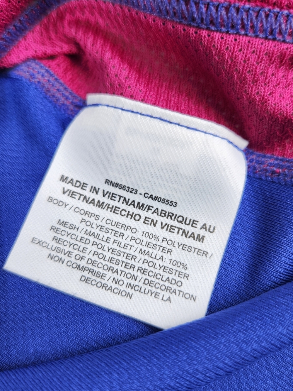 Nike Dri-FIT Running Top Women’s Med Blue Pink Long Sleeve Athletic Shirt Light - Picture 13 of 13